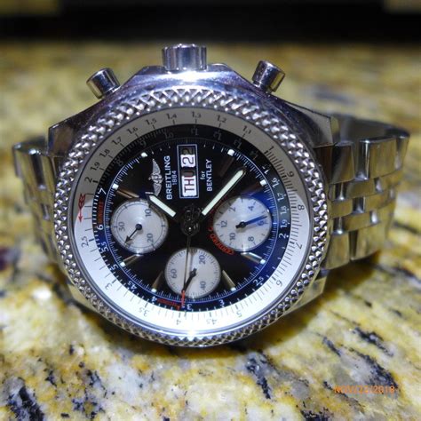 breitling bentley black mop dial|Breitling Bentley Gt A13362 .